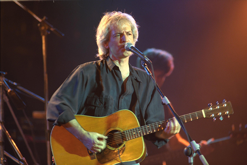 Shalom Hanoch performs at a rock festival in the Red Sea in 1992. Photo by Government Press Office/Wikimedia/Creative Commons