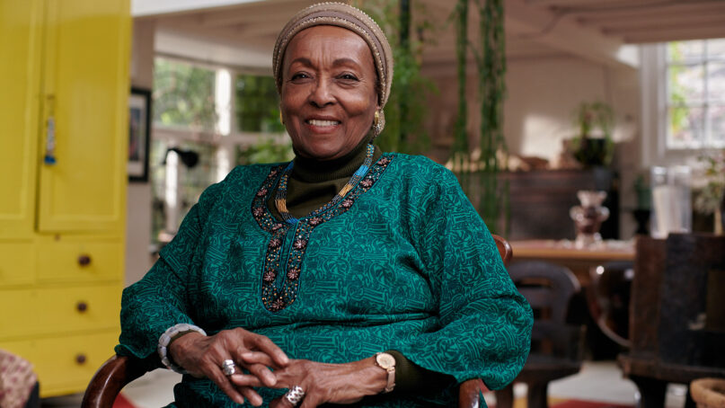 2023 Templeton Prize winner Edna Adan Ismail in London. Templeton Prize photo by Tim Cole