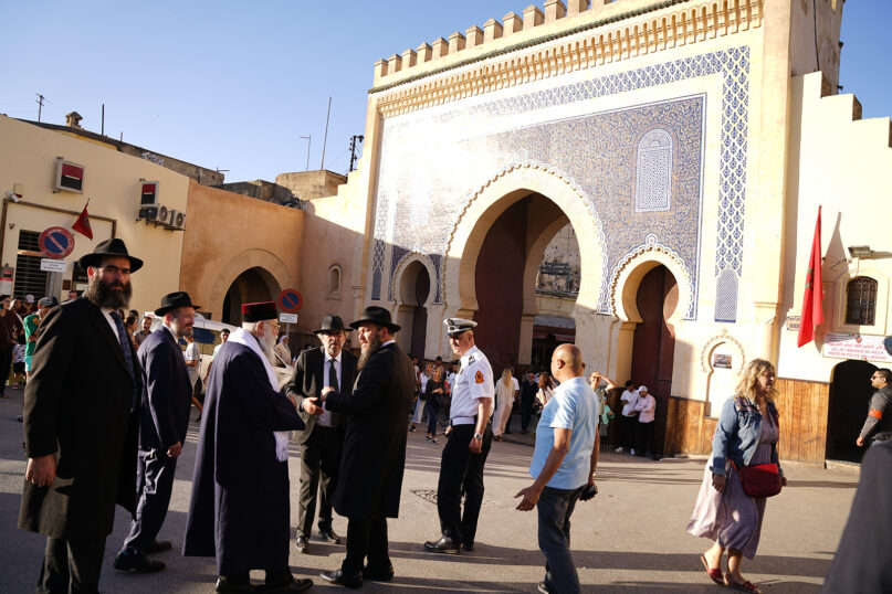 Participants in a Chabad-Lubavitch Hasidic movement conference visit in Casablanca, Morocco, in May 2023. Photo by Avi Winner - Merkos 302/Chabad.org