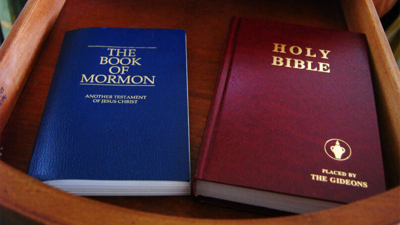 The Book of Mormon and a Holy Bible. Photo by Seth Sawyers/Wikimedia/Creative Commons