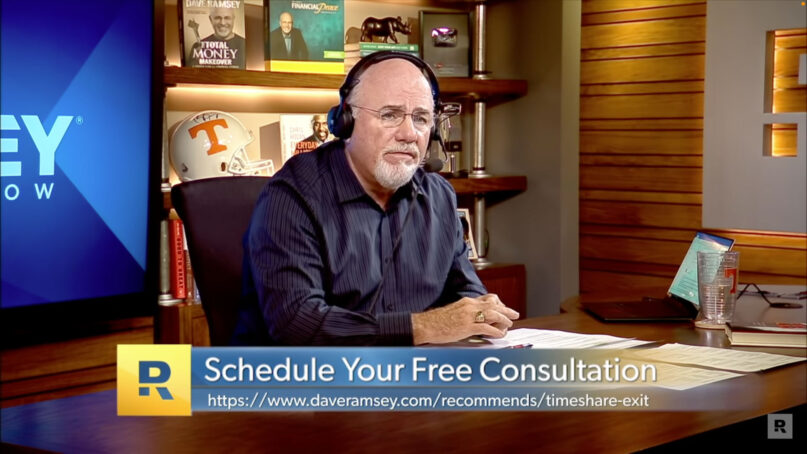 A lawsuit has been filed against Dave Ramsey for advice he provided about selling timeshares. Video screen grab