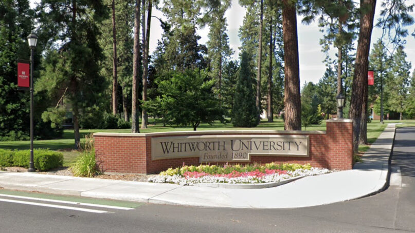 Whitworth University in Spokane, Washington. Image via Google Maps