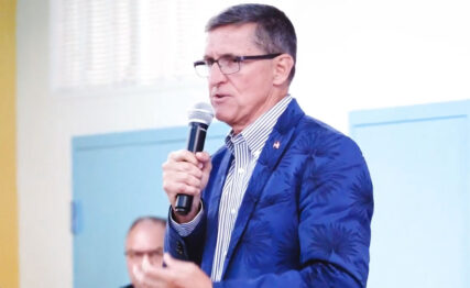 Breaking News Retired Lt. Gen. Mike Flynn speaks at an match for County Electorate Defending Freedom in Dade County, Fla. Video hide take dangle of of CDF Fb video