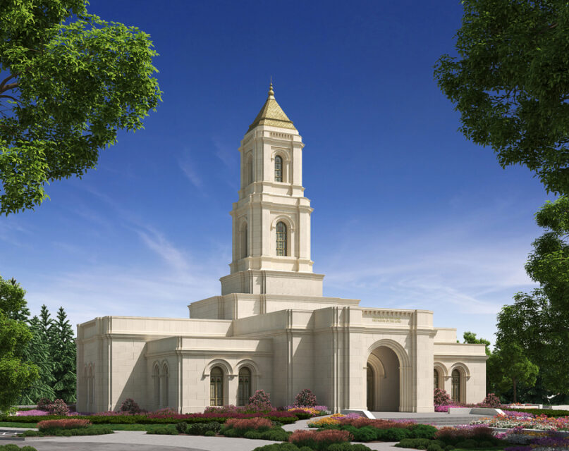 A rendering of the proposed Cody Wyoming Temple. © Intellectual Reserve, Inc. All rights reserved.