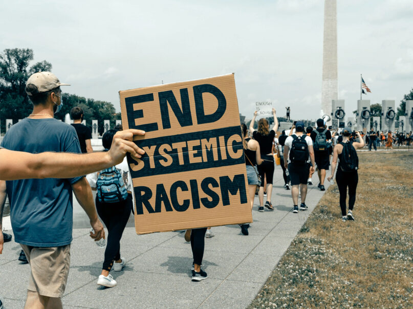People demonstrate on the National Mall in June 2020 in Washington. Photo by Clay Banks/Unsplash/Creative Commons