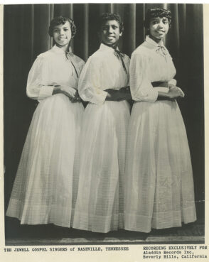 The Jewell Gospel Trio, circa 1953. Photo courtesy Capital Entertainment