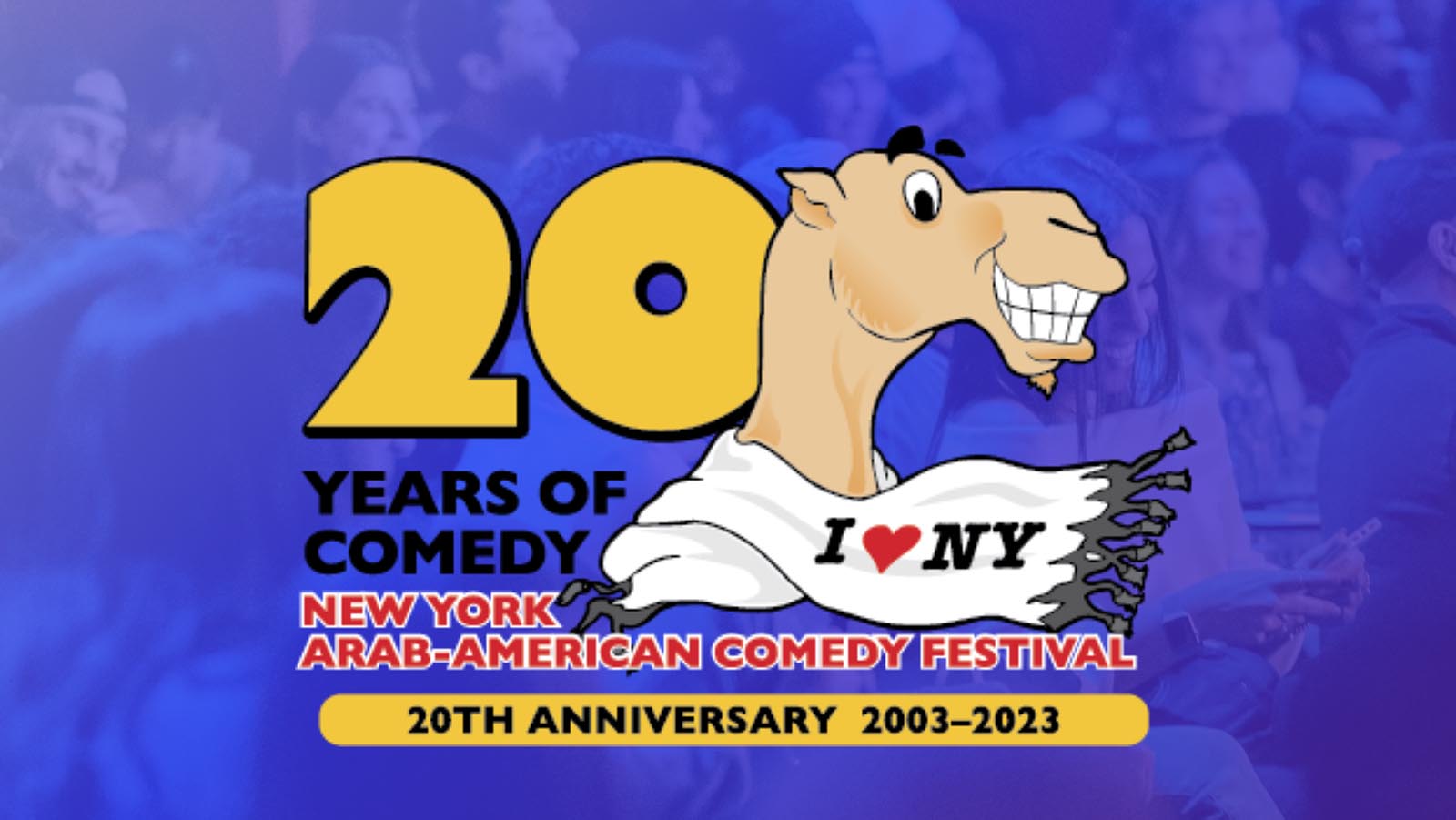 Artwork for the New York Arab American Comedy Festival. Courtesy image