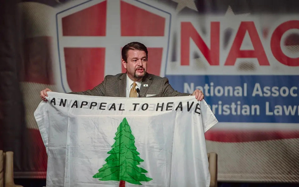 Former Arkansas state Sen. Jason Rapert founded the National Association of Christian Lawmakers. He describes the NACL as a place for lawmakers to debate, construct and distribute model legislation from a “biblical worldview.” (Photo courtesy of National Association of Christian Lawmakers)