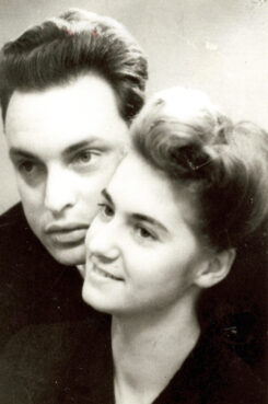 Julian and Clara Ambrus in 1945. Photo courtesy Linda Ambrus Broenniman