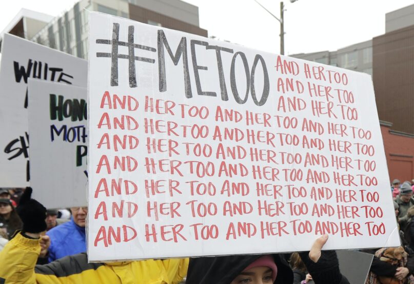 Six years after the #MeToo hashtag went viral, women in minority communities still face extra challenges addressing harassment and abuse. (AP Photo/Ted S. Warren)