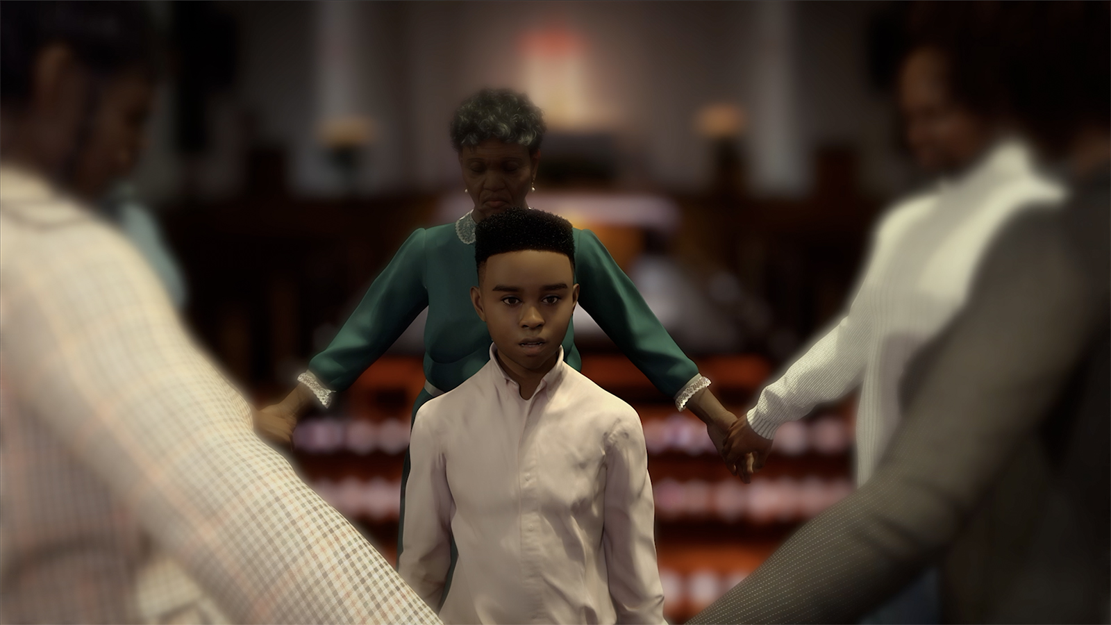 A still from the documentary “gOD-Talk: A Black Millennials and Faith Conversation." (Animation by Kyle Yearwood. Courtesy of the National Museum of African American History and Culture)