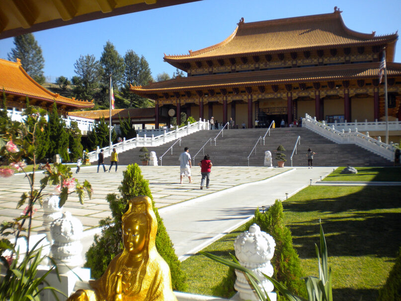 The Hsi Lai Temple in Hacienda Heights, Calif., is the largest Buddhist temple in the Western Hemisphere. Photo by PLawrence99cx/Wikimedia/Creative Commons
