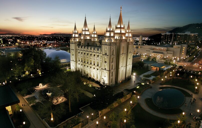 The Mormon Temple is the centerpiece of Temple Square in Salt Lake City. (AP Photo/Douglas C. Pizac)