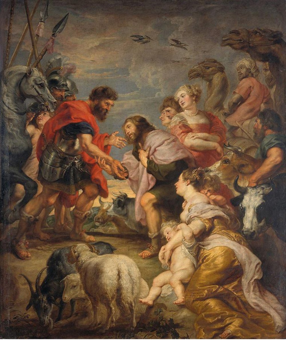 "The Reconciliation of Esau and Jacob (1624)" by Peter Paul Rubens. (Image courtesy Creative Commons)