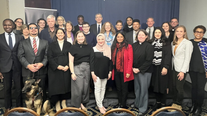 Participants pose at a recent Shoulder to Shoulder event to announce a multifaith commitment to fight anti-Muslim and anti-Jewish bigotry, in Washington, D.C. (Photo courtesy of Shoulder to Shoulder)