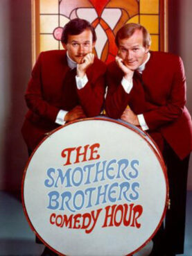 Dick Smothers, left and Tom Smothers of the The Smothers Brothers Comedy Hour, circa 1967. (Courtesy photo)