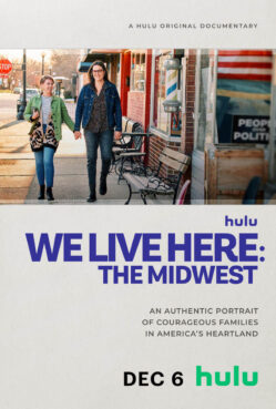Katie and Nia Chiaramonte are highlighted in a poster for "We Live Here: The Midwest." (Coutesy Hulu)