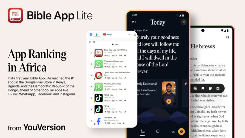 YouVersion Bible App. Graphic courtesy Life.Church