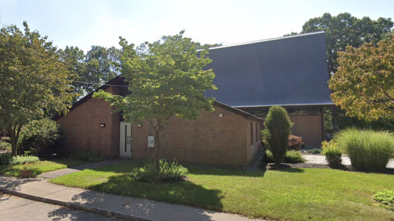 Congregation Agudas Achim in Attleboro, Massachusetts. (Image courtesy Google Maps)