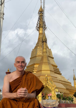 Ricardo Guerrero in Myanmar, in the summer of 2019, where he received temporary ordination as a Buddhist monk. (Submitted photo)