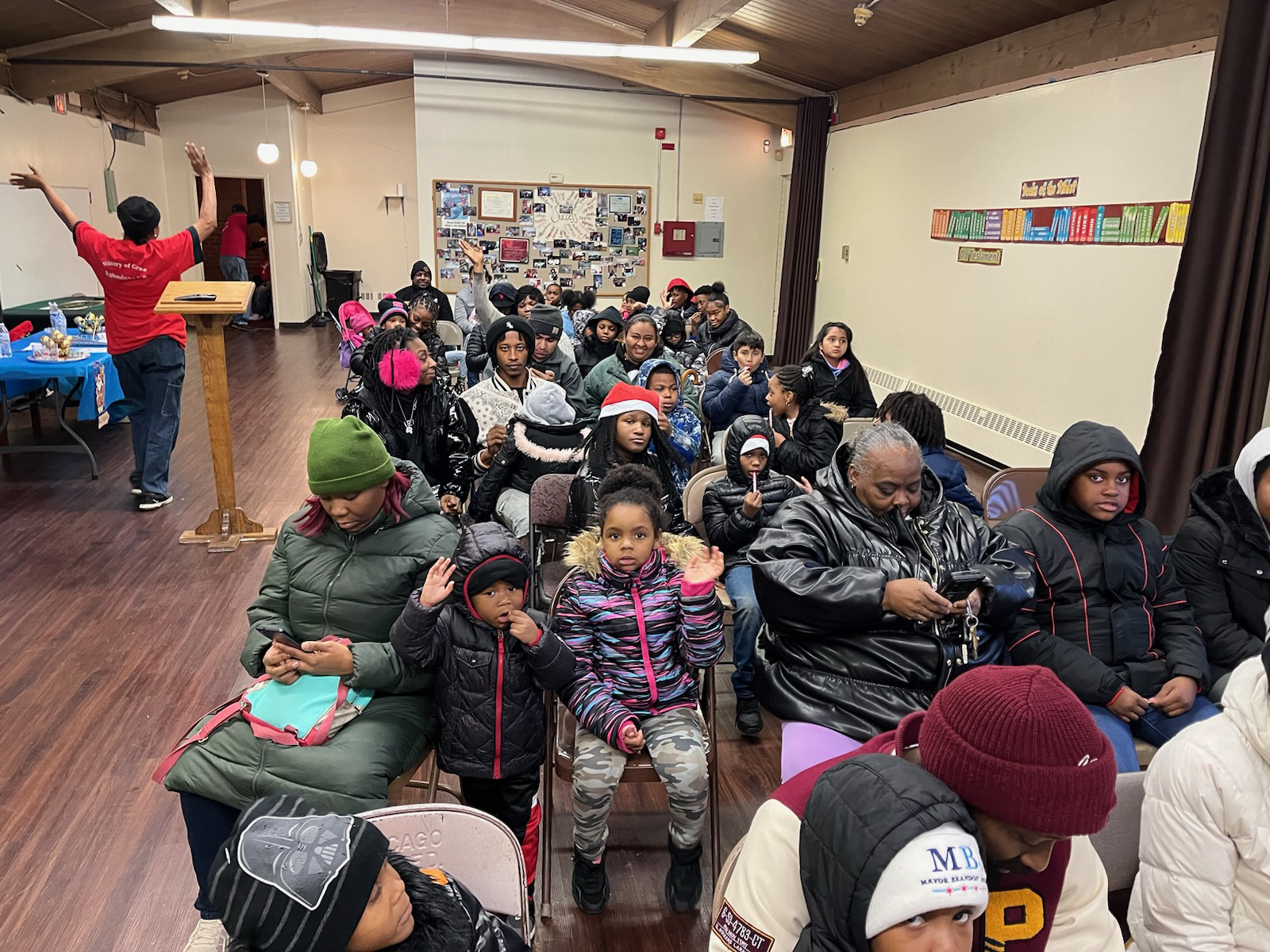 People attend an event at Parkway Gardens Christian Church in the Woodlawn neighborhood of Chicago. (Photo courtesy of Parkway Garden Christian Church)