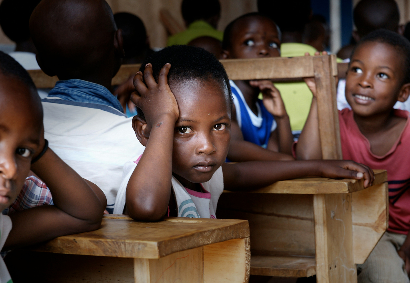 Young students at a school in Kampala, Uganda. (Photo by Bill Wegener/Unsplash/Creative Commons)