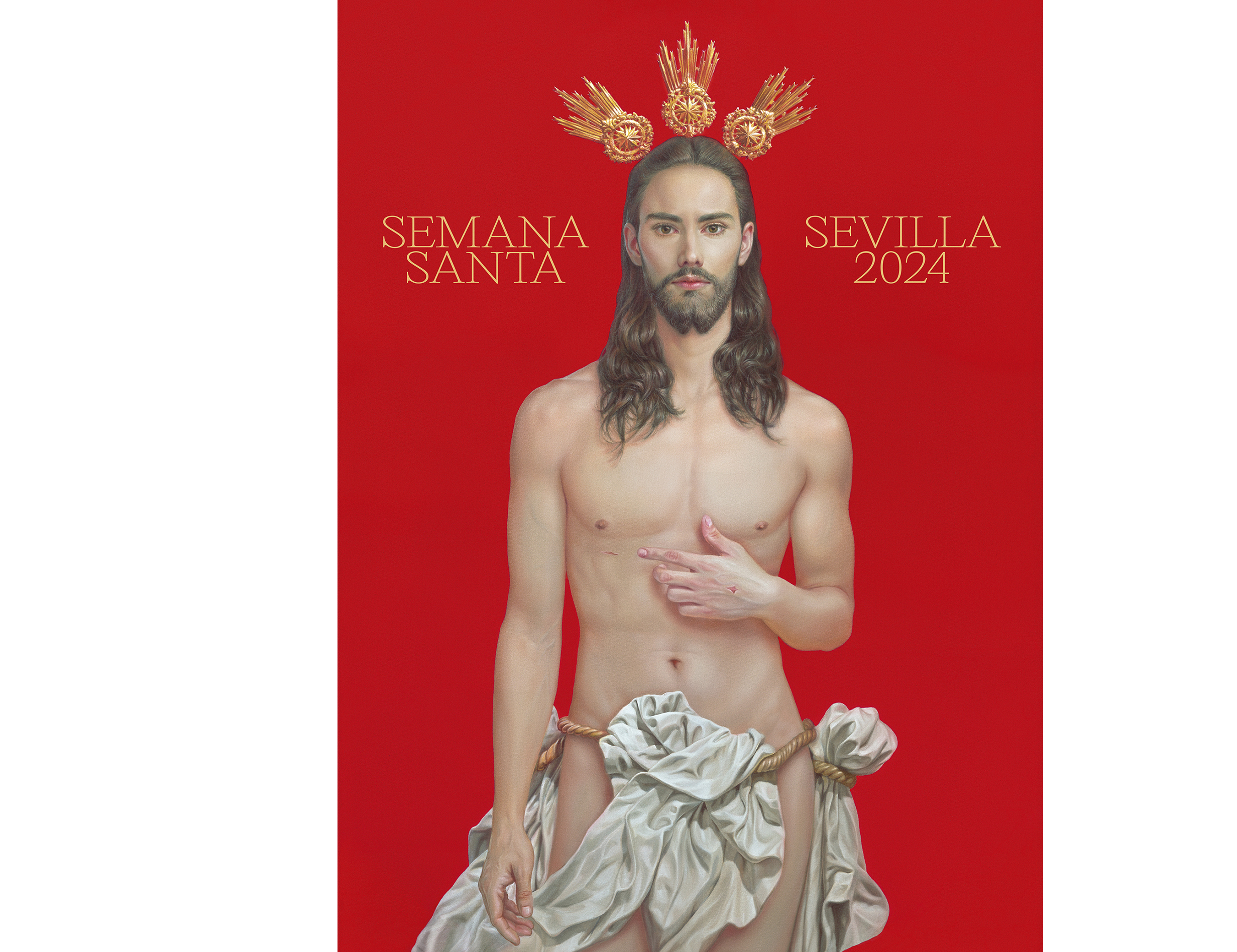 Too pretty? Easter poster depicting a handsome, fresh-faced Jesus prompts criticism in Spain
