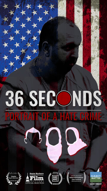 Film poster for “36 Seconds: Portrait of a Hate Crime." (Courtesy image)