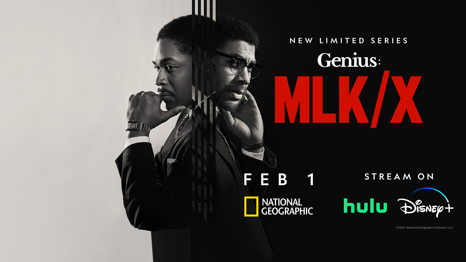 Poster for "Genius: MLK/X." (Image courtesy National Geographic)