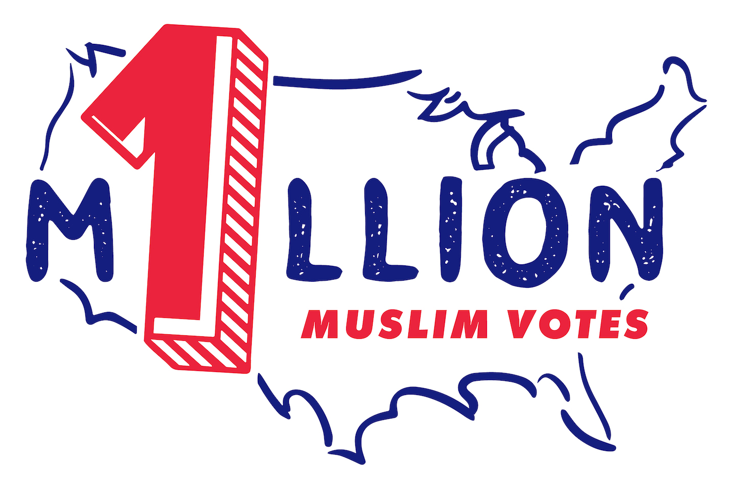 Emgage's Million Muslim Votes campaign logo. (Image courtesy Emgage)