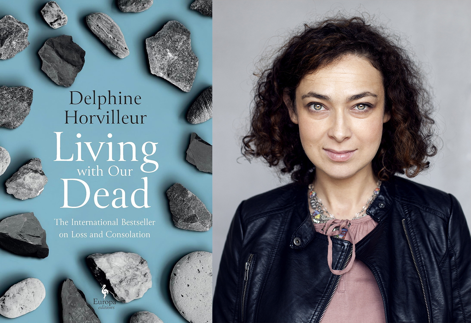 "Living with Our Dead" and author Rabbi Delphine Horvilleur. (Photo by Rudy Waks)