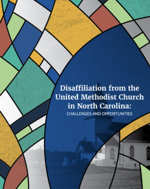 Capa do relatório "Desafiliação da Igreja Metodista Unida na Carolina do Norte." (Imagem de cortesia)