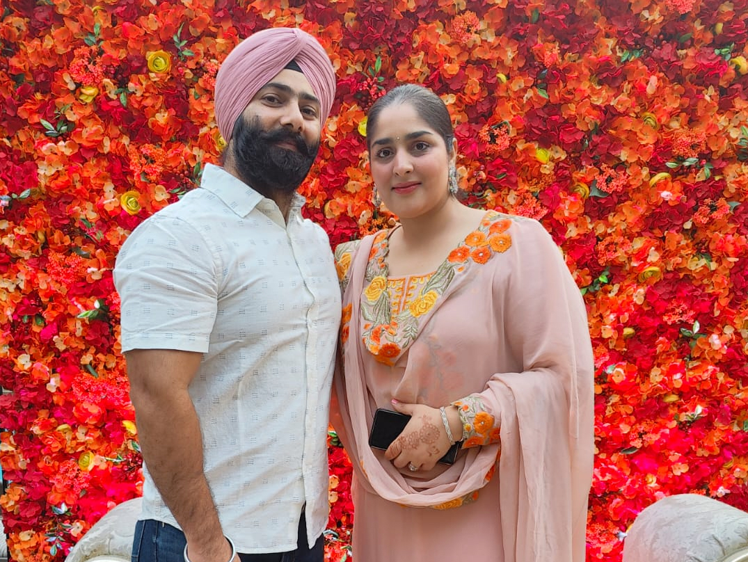Sahej Preet Singh, left, and his wife Manveet Kaur. (Courtesy photo)