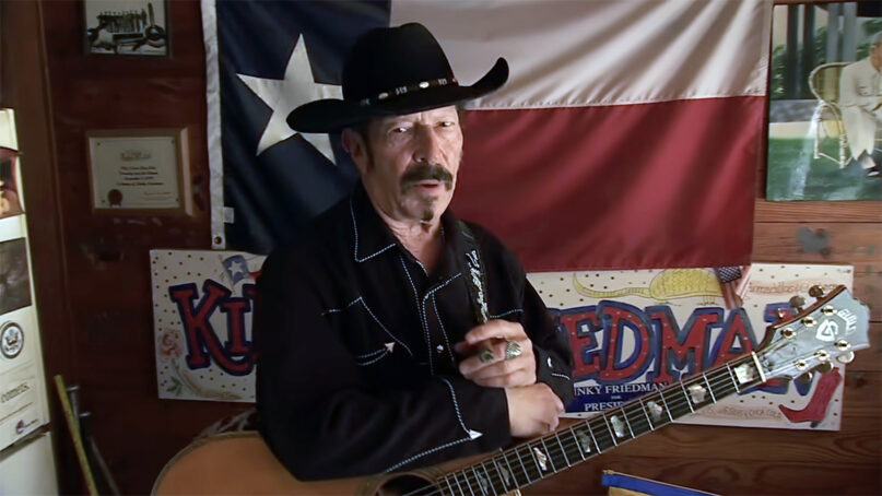 Kinky Friedman was a singer, songwriter, satirist and novelist who also dabbled in Texas politics with a campaign for governor. (Video screen grab)
