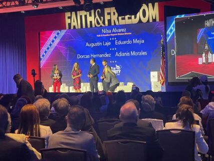 A panel discussion during the Road to Majority conference in Washington, D.C. (Photo by Katherine Stewart)