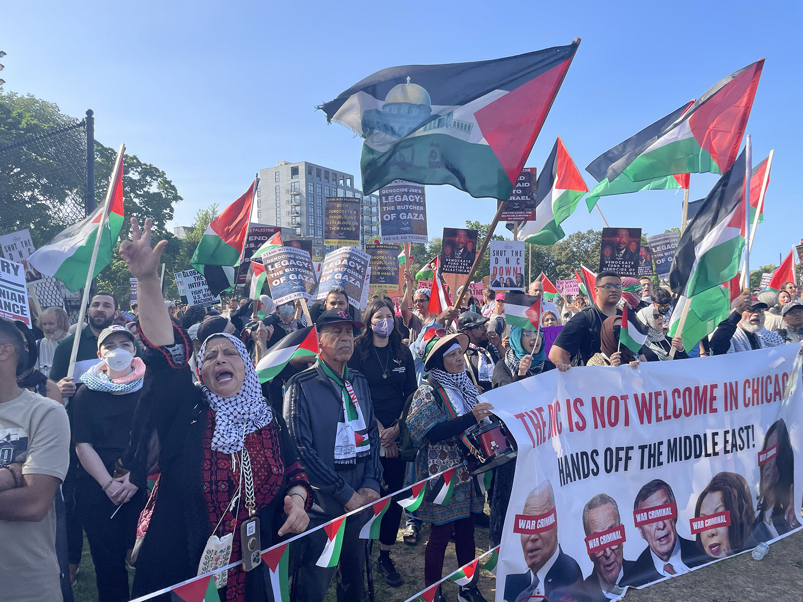 In Chicago, ‘Little Palestine’ adds its voice to roar of the Democratic convention