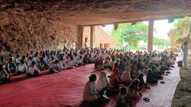 Neo-Buddhists push back against Hindu claims on ancient cave monasteries in India