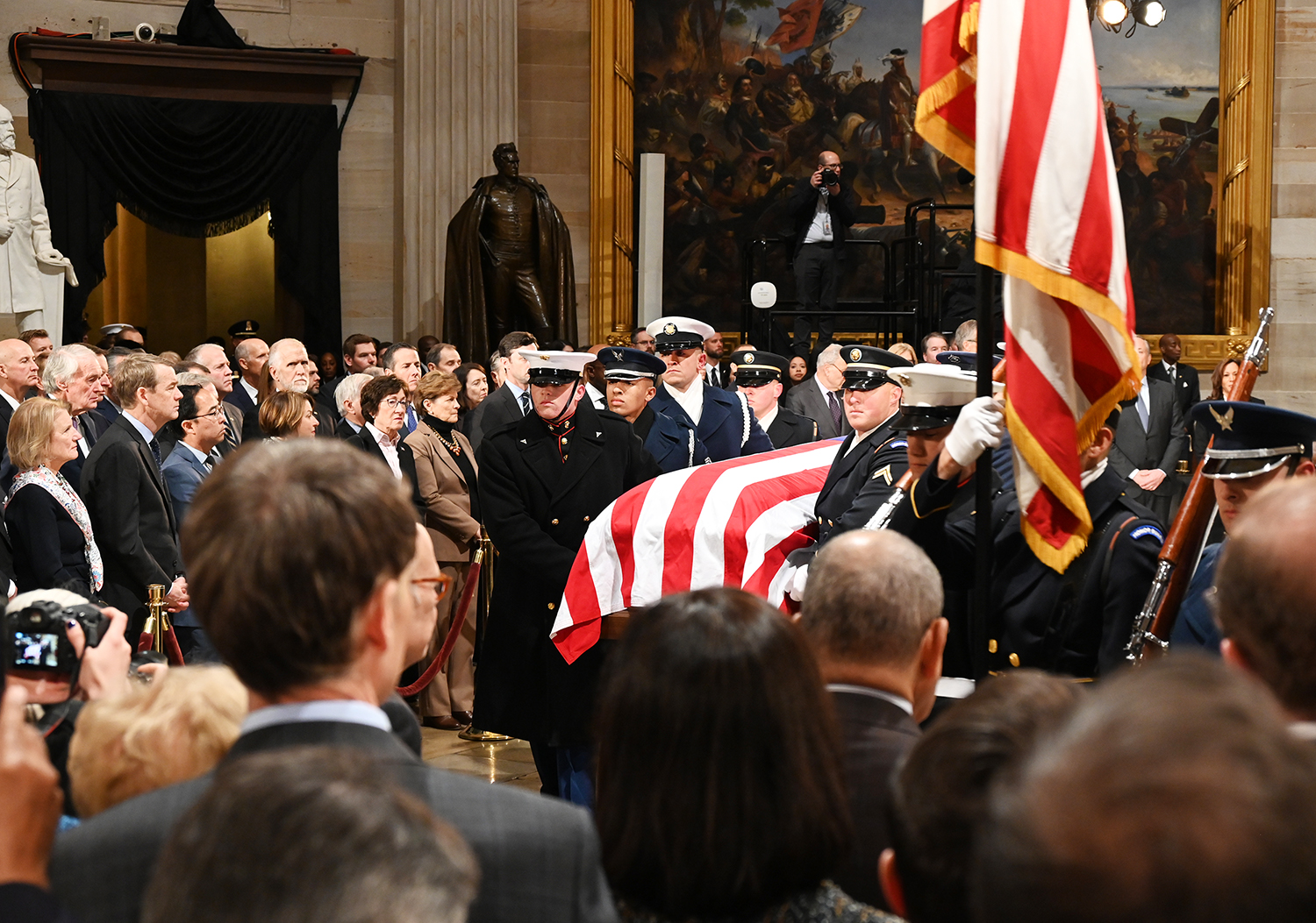 At Capitol service, dignitaries laud late Jimmy Carter as a 'good and faithful servant'