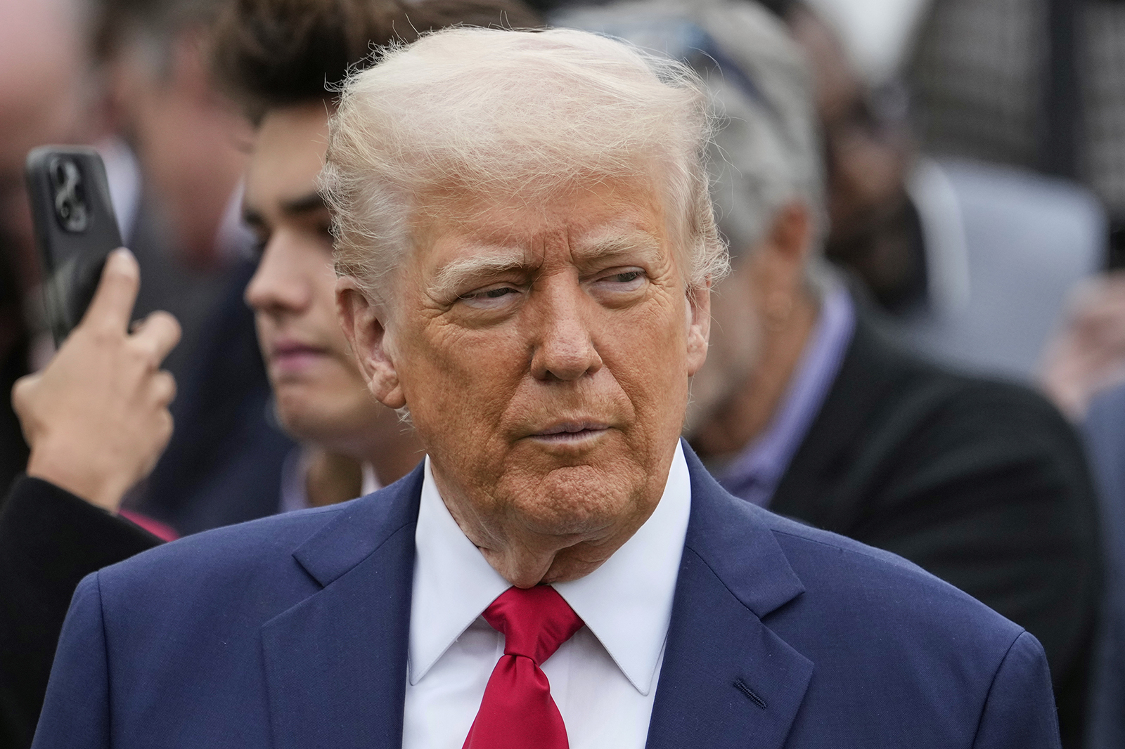 Trump refashions the presidential Easter message into an enemies list
