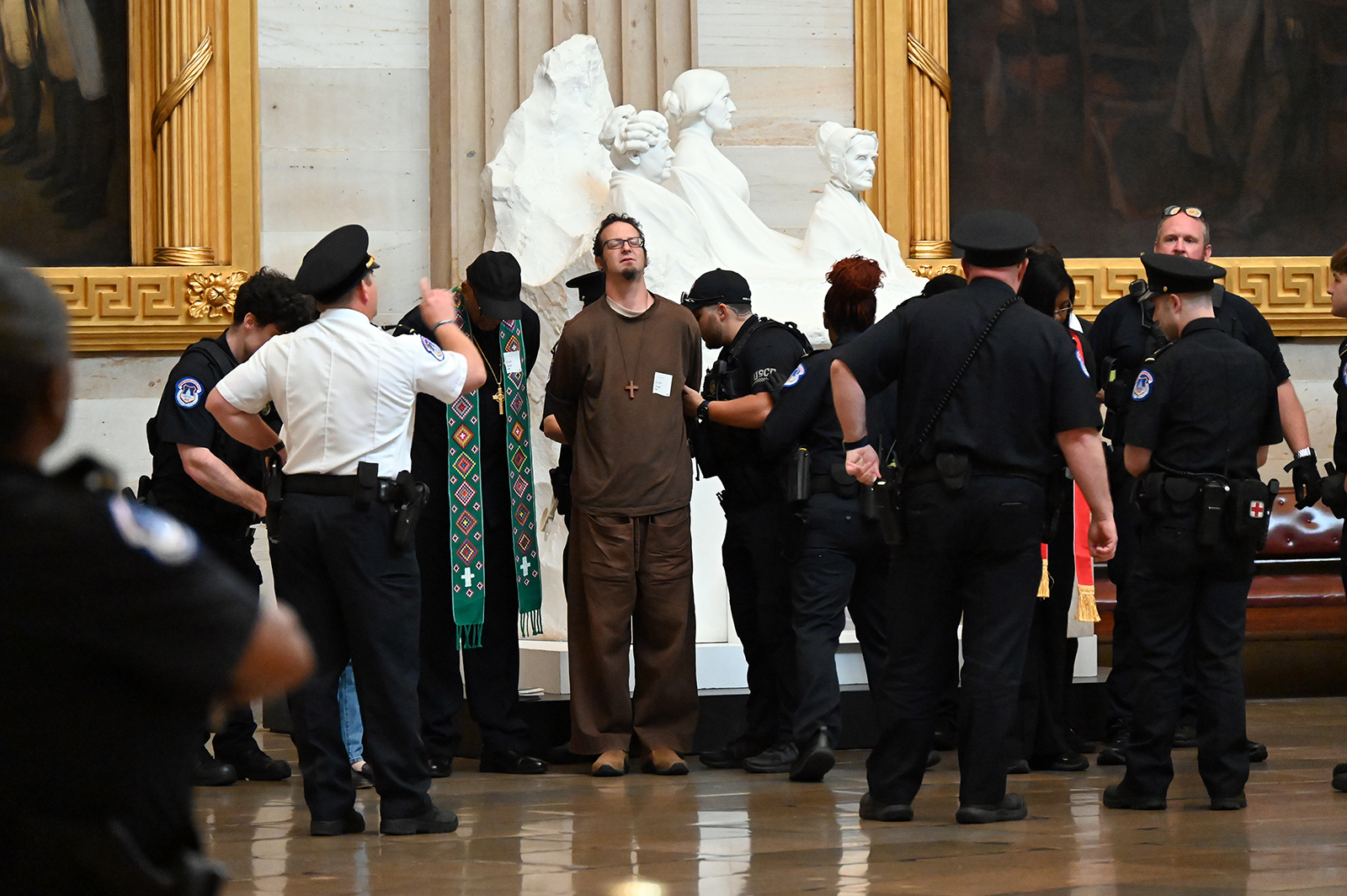 Shane Claiborne, four other faith activists arrested while protesting GOP budget bill