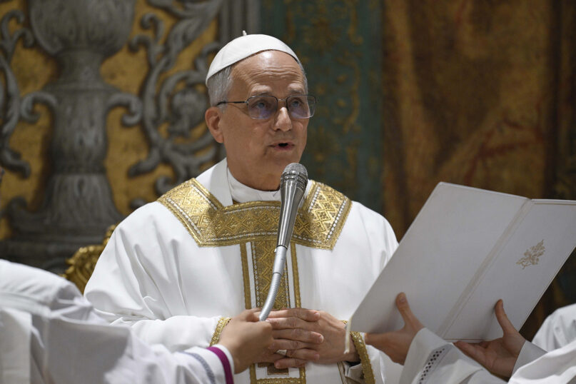 In first homily as pontiff, Pope Leo XIV calls for missionary church in a secular age