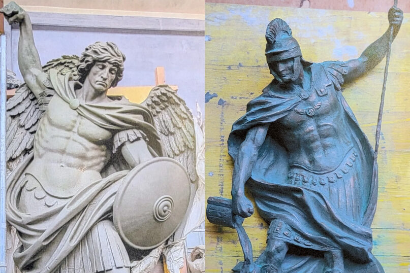 Even some Catholics disliked saints' statues at Massachusetts police station. A judge agreed.