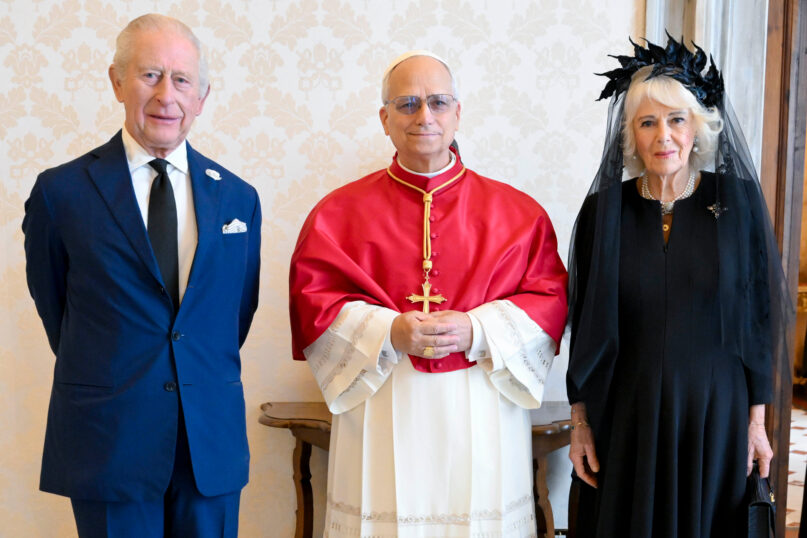 King Charles III prays with pope in historic visit, a welcome respite from royal troubles at home