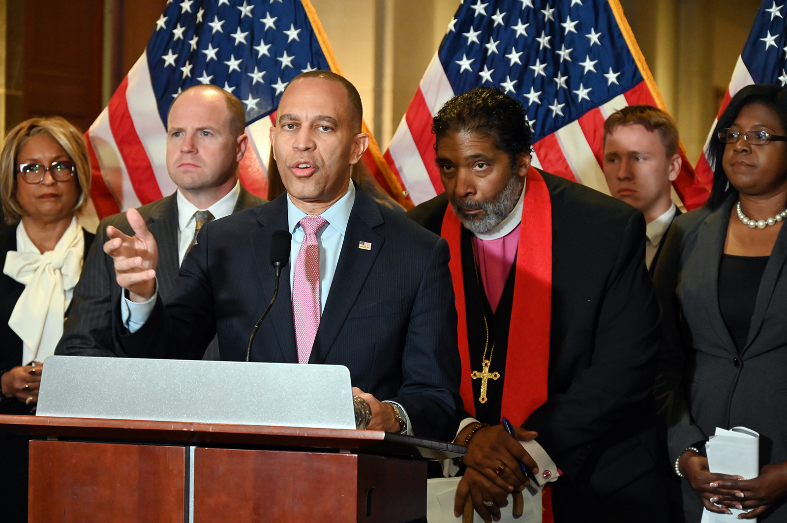 Faith leaders join Democrats to decry health care cuts, expiring SNAP benefits