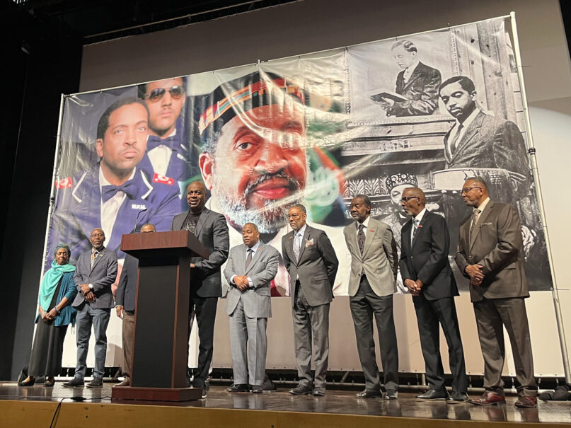 In Newark, a Nation of Islam heir speaks against war in Gaza, Trump