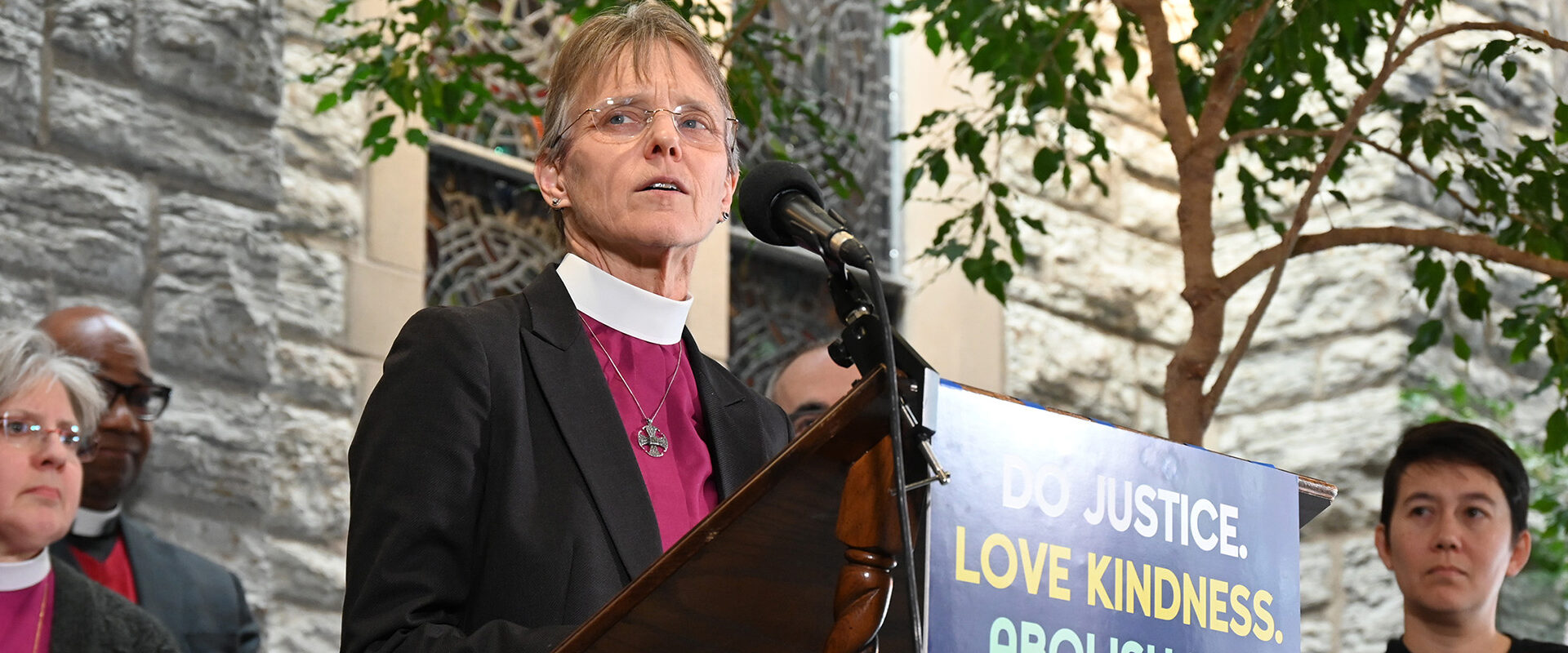 One year after she urged Trump to have mercy, Bishop Budde leads clergy protests in Minneapolis