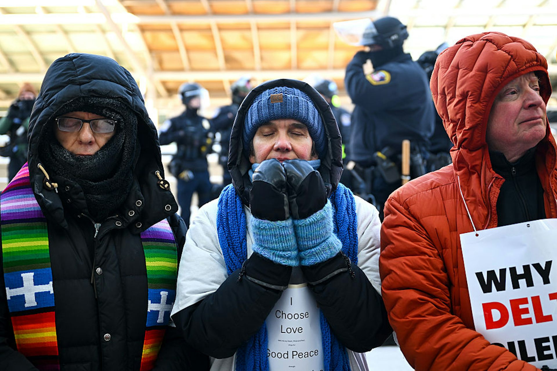 Clergy protests against ICE turned to a classic – and powerful – American playlist
