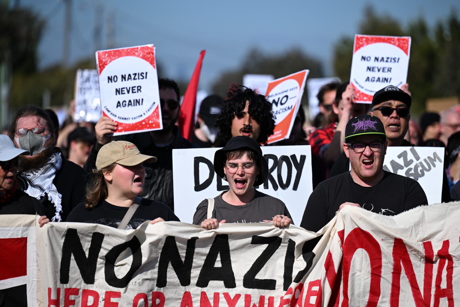 Australia bans a neo-Nazi network under new law that criminalizes hate groups