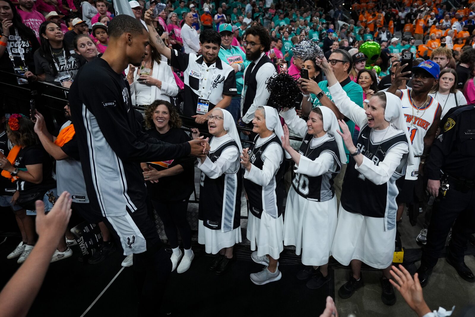 The superfans known as the ‘Spurs Nuns’ aiming to bring divine intervention to the NBA Finals