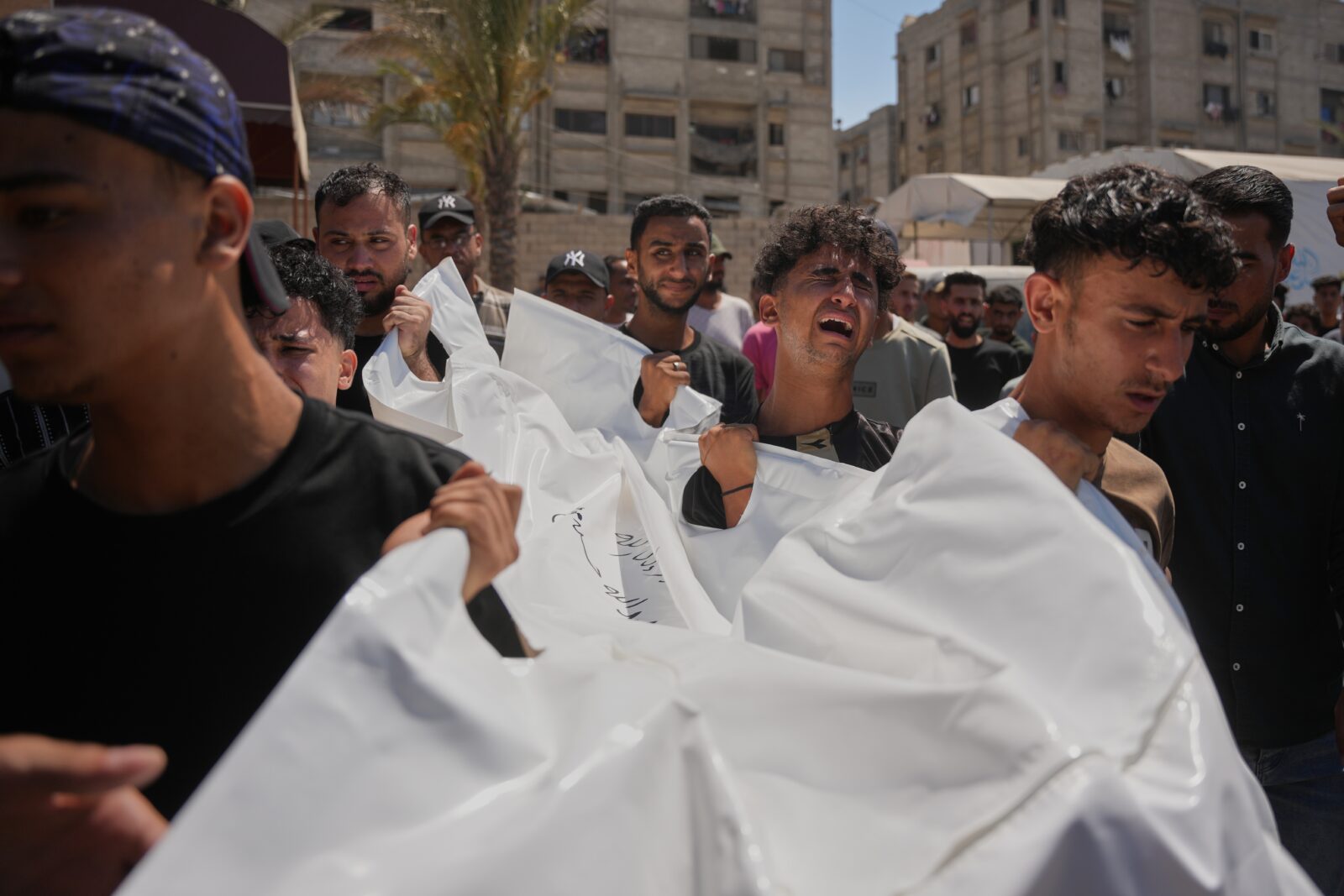 Israeli drone strike kills Palestinian siblings in a Gaza tent camp